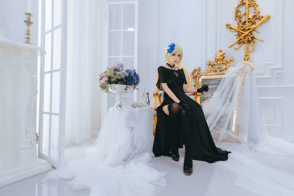 图片[1]-[Cosplay][网红少女]疯猫ss – 疯猫贞德礼装 – COSPLAY-御萝部落