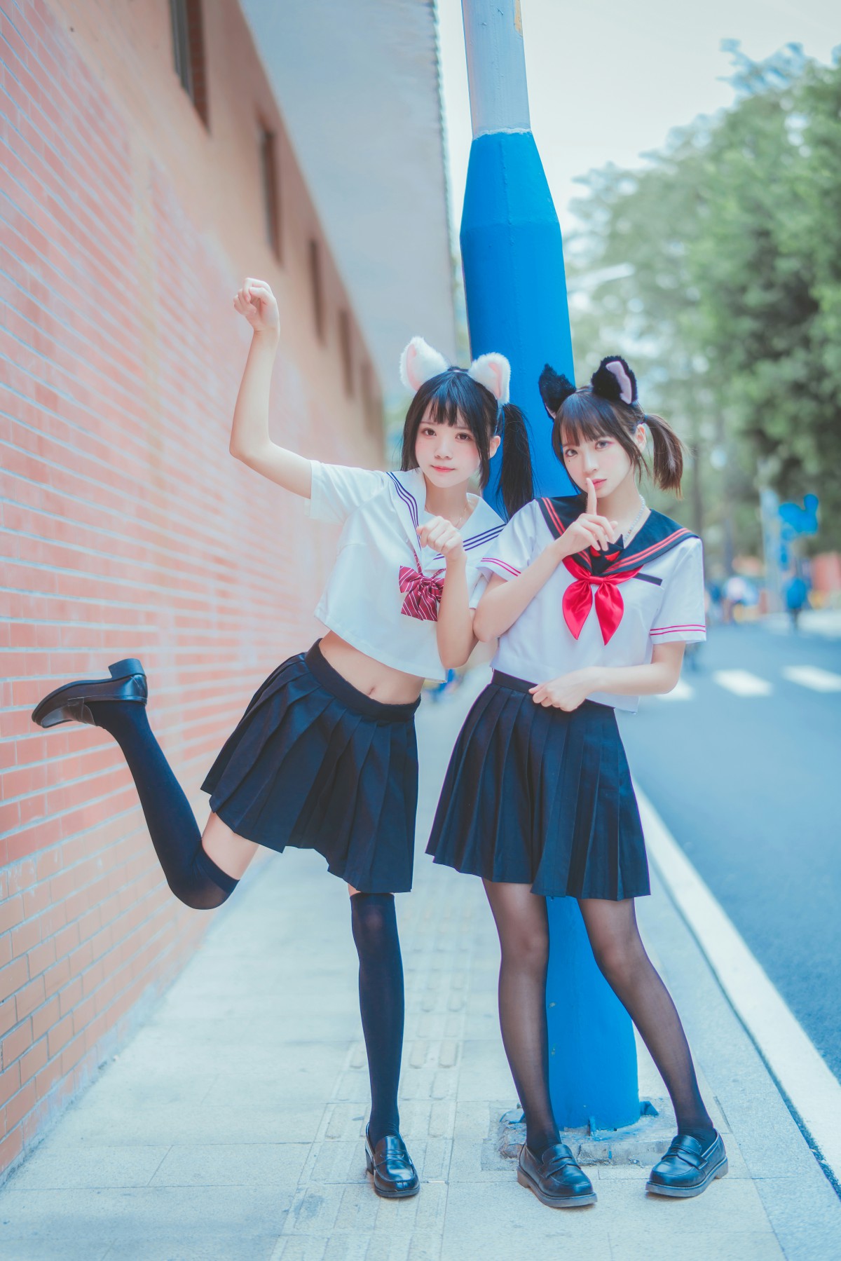 图片[2]-萝莉风COS 桜桃喵&疯猫ss – JK百合2 – COSPLAY-御萝部落