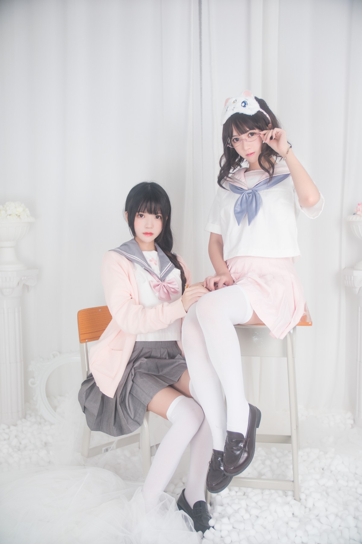图片[2]-萝莉风COS 桜桃喵&鳗鱼霏子 – 百合 – COSPLAY-御萝部落