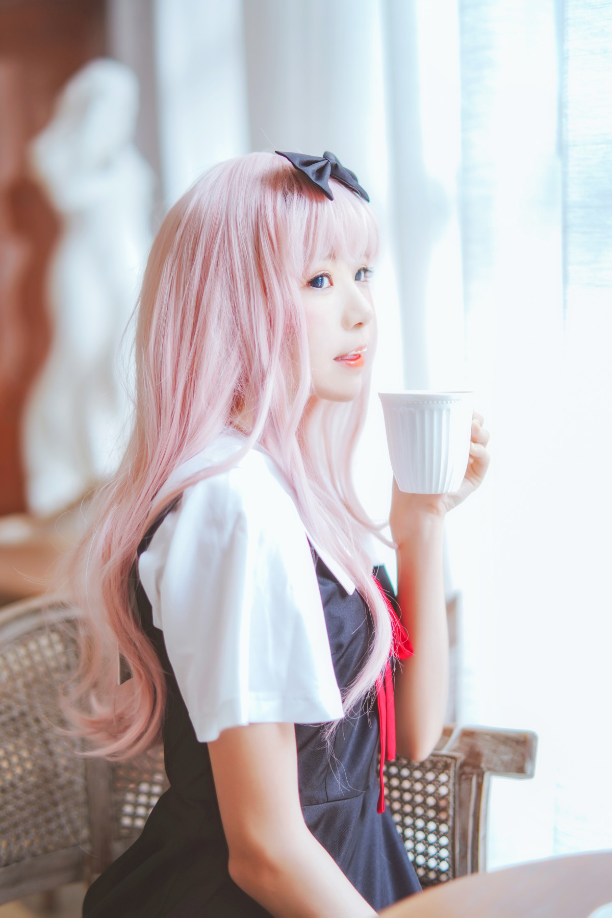 图片[1]-[Cosplay]桜桃喵 – 藤原千花 – COSPLAY-御萝部落